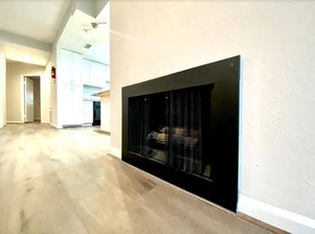 Fireplace at Augusta Court Apartments, Houston, Texas
